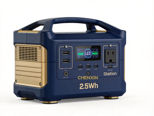 ChenXin 2kWh Portable Power Station LiFePO4 solar battery - camping emergency backup power